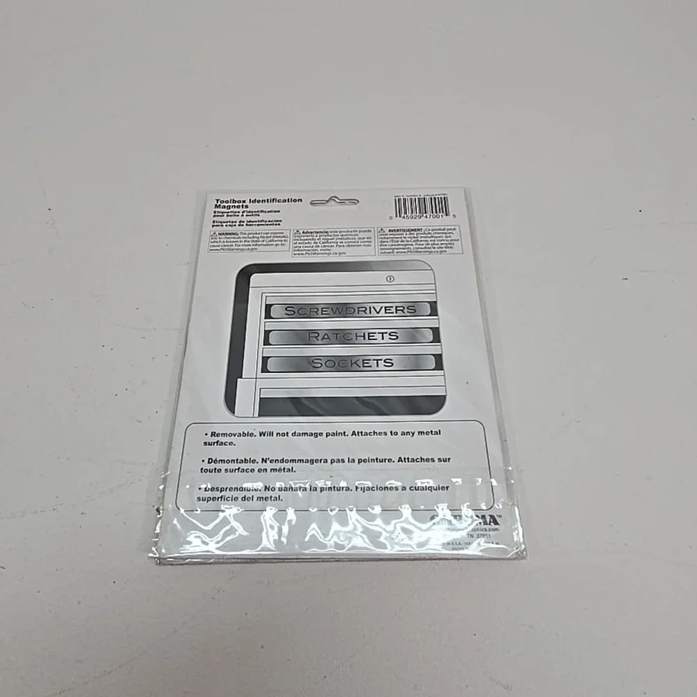 Chroma TS47001 Toolbox Identification‎ Magnets Set, 8-Pack